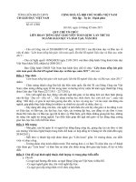 Quy chế tổ chúc Liên hoan tiếng hát GV lần III