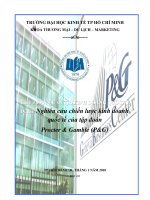 Các chiến lược kinh doanh quốc tế của công ty đa quốc gia, liên hệ P&G