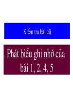 TIẾT 6 BÀI 6 BÀI TẬT VẬN DỤNG ĐỊNH LUẬT ÔM