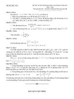 Đề thi thử ĐH, CĐ tháng 2 năm 2011