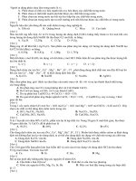 de kiem tra chuong 6 hoa12 nang cao