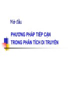 Phương pháp tiếp cận trong phân tích di truyền