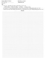 De kiem tra 15 phut ( Ma tran)