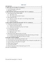 Hoạt động kinh doanh quốc tế của Google