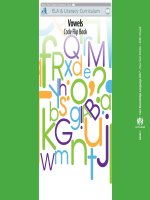 Vowels Code Flip Book