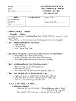 KTĐK giữa kì 2- Tiếng Việt 2