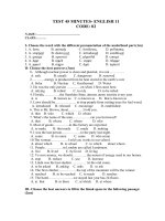 test 45'' english (u9-11)