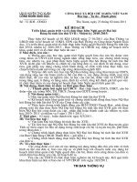 Kế hoạch hoạt động thực hiện NQ Đại hội Đảng bộ tỉnh lần thứ XVII của Công đoàn GD