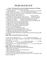 Ôn tập lý thuyết vật lý học ki 2