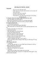 Kế hoạch công tác tháng 2/2011