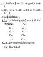 BÀI TẬP CSDL QUAN HỆ CÓ LỜI GIẢI