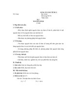 Giáo án giải tích 12  nguyên hàm và bài tập nguyên hàm