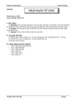 Giáo án tự chọn - Tứ giác