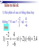 Tiet 71 Tinh chat co ban cua phan so.ppt