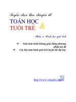 chuyen de-THTT-Hinh hoc giaitich