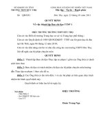 Nội dung đánh giá TTSP 1