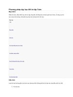 Phương pháp dạy học tiết ôn tập toán