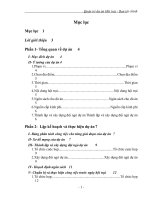 tiểu luận Quản trị dự án Hội trại