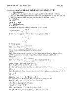 Chuyên đề hàm số bậc hai+Định lý Vi-et