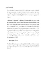 Đánh giá GCI của Việt Nam về năng lực cạnh tranh toàn cầu 2009-2010 (WEF)