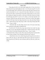 Kế toán chi phí xây dựng công trình cải tạo, nâng cấp đường thường xuân – bát mọt DN thi công tổng công ty đầu tư xây dựng thương mại miền trung – công ty cổ phần