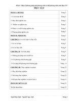 SKKN Một số phương pháp giải phương trình và bất phương trình