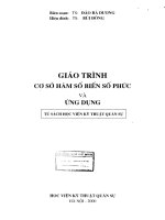 Hàm biến phức toán đại học