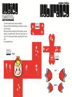 mô hình giấy cung song ngư