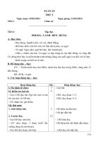 Giáo án tuần 25 lớp 5