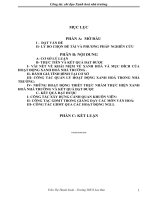 SKKN Kinh nghiệm công tác chỉ đạo xanh hoá Nhà trường