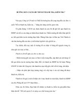 Huong dan cach ghi HO SO THANH TRA KIEM TRA