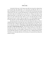 Ảnh hưởng của lạm phát đến hoạt động kinh doanh của công ty TNHH Hải Minh Hà Nội