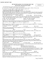 ĐỀ THI THỬ ĐH- CĐ LẦN 2 (2010)