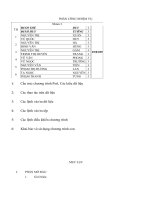 Phân tích Cấu trúc chương trình Perl, các kiểu dữ liệu và các thao tác trên dữ liệu