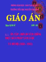 Bai 22 : lich su lop 5