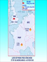 PHONG TRÀO CÔNG NHÂN TÂY ÂU NỬA ĐẦU ...