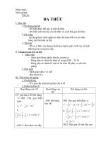 Tiết 56 bài 5 : Đa Thức (đã duyệt)