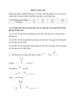 bài tập thảo luận môn xác suất