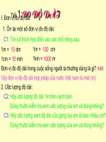 Bài 1. Đo độ dài (.PPT)