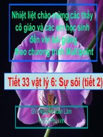 Tiết 33 Vật lý 6 (tiết 2- giáo án multipoint)