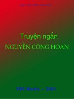 Truyện của Nguyễn Công Hoan
