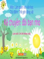 Truyện ĐÔI BẠN NHỎ(hình động)