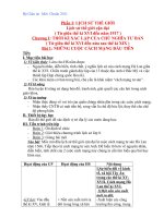 Giáo án  Lịch sử 8 chuẩn mới 2011