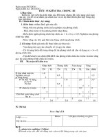 Kiem tra chuong III Đại số 8 (Ma trận + DA)