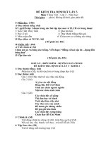 Đề  KTGK - TV+ T - Thuy