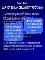 tiet 45 lap voi so lan chua biet tin 8 (tiet3)