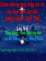 sinh hoạt tập thể