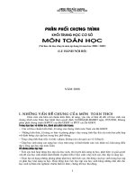 PPCT Môn Toán THCS-Bắc Giang