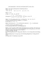 Đề Toán vào lớp 10( 2010-2011)