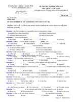 Thi thu TA Le Huu Trac 2